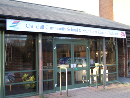 image of churchill reception