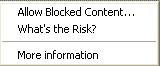 image of drop down box